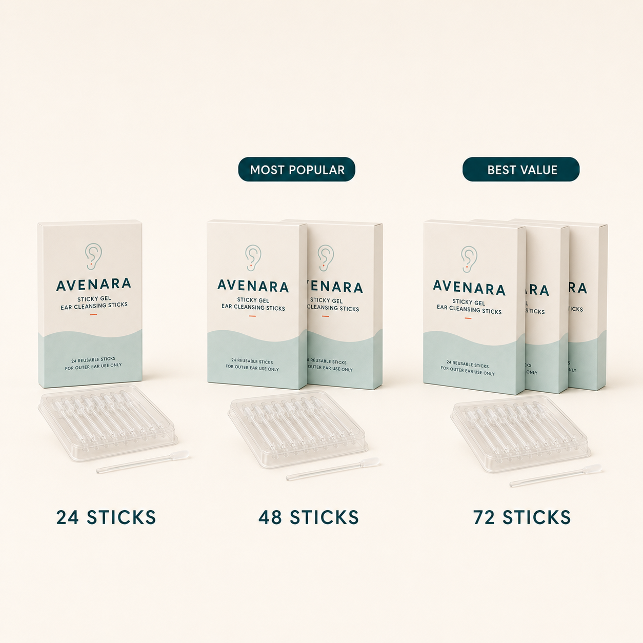 Avenara Gel Ear Sticks™