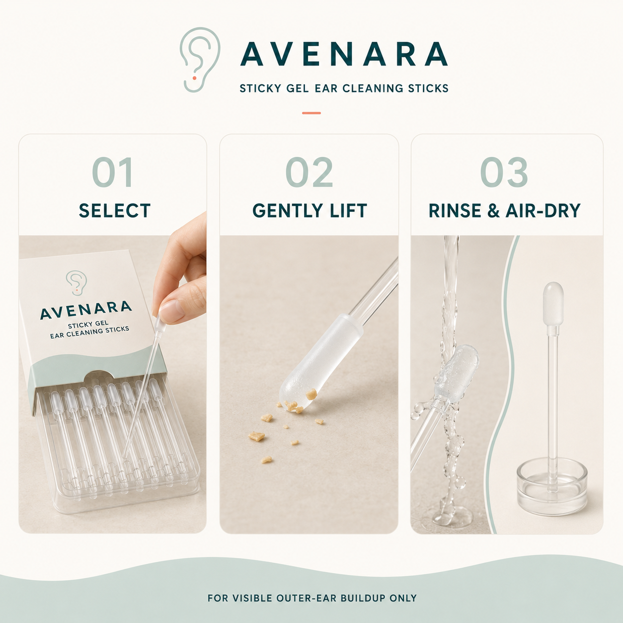 Avenara Gel Ear Sticks™